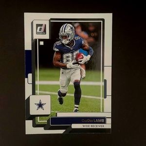 CeeDee Lamb: Dallas Cowboys, Wide Receiver 2022 Panini Donruss Football #150